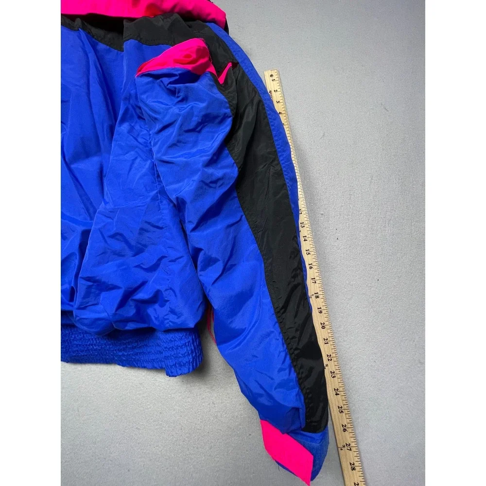 Columbia Criterion Jacket Nylon Blue Pink Black XL Mens